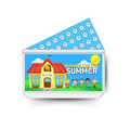 SCHOOLS OUT FOR SUMMER insert, tracker & twin pocket wallet A6