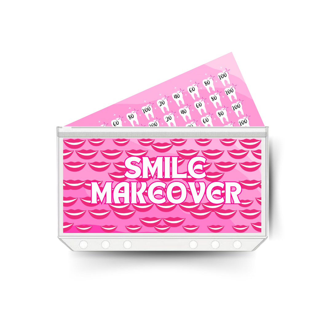 SMILE MAKEOVER insert, tracker & twin pocket wallet A6