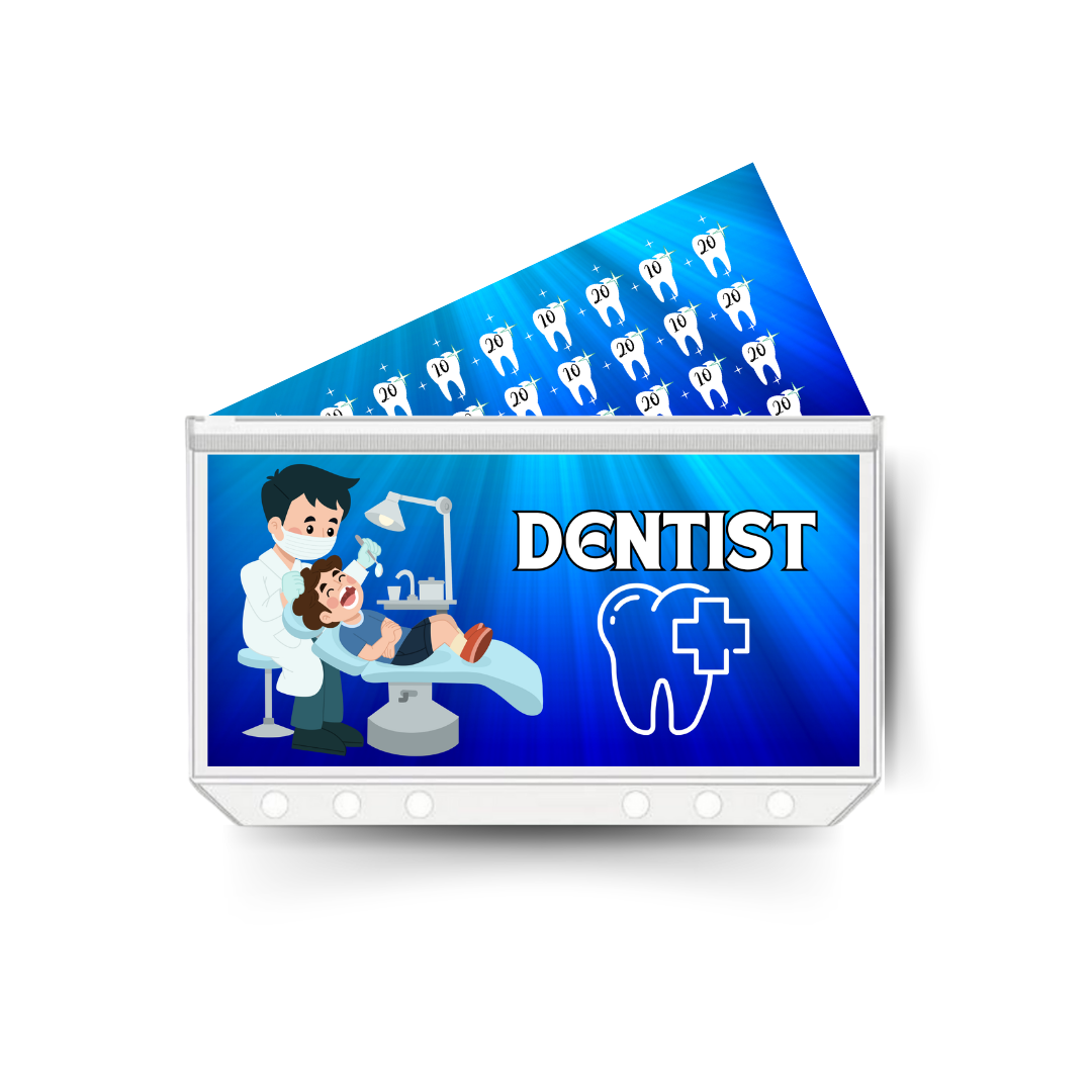 DENTIST insert, tracker & twin pocket wallet A6