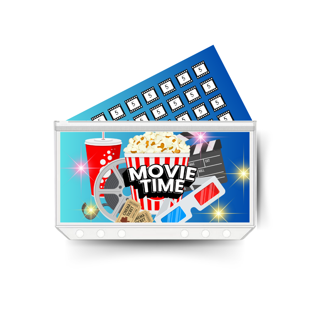 MOVIE TIME insert, tracker & twin pocket wallet A6