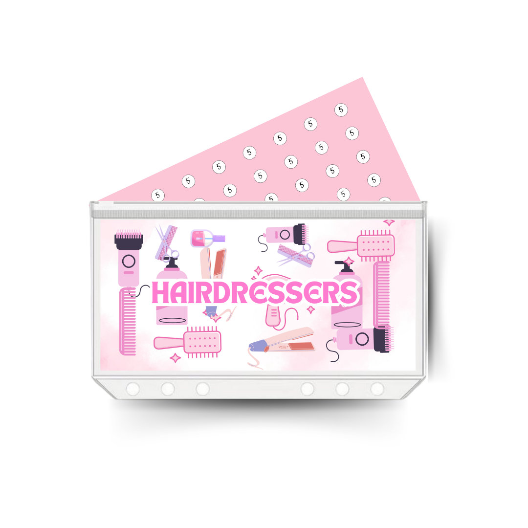HAIRDRESSERS insert, tracker & twin pocket wallet A6