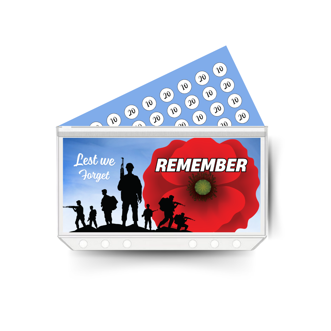 REMEMBER insert, tracker & twin pocket wallet A6