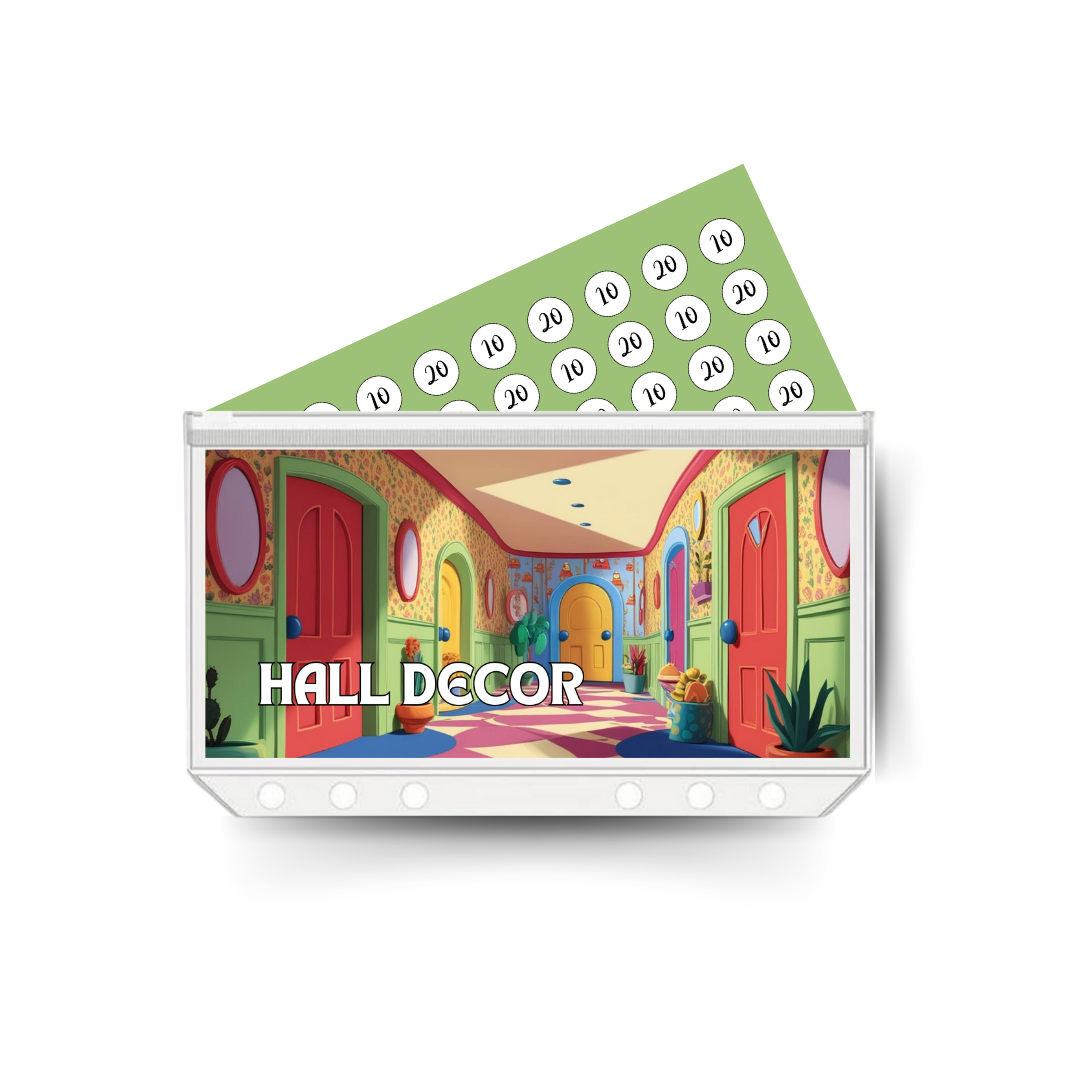 HALL DECOR insert, tracker & twin pocket wallet A6
