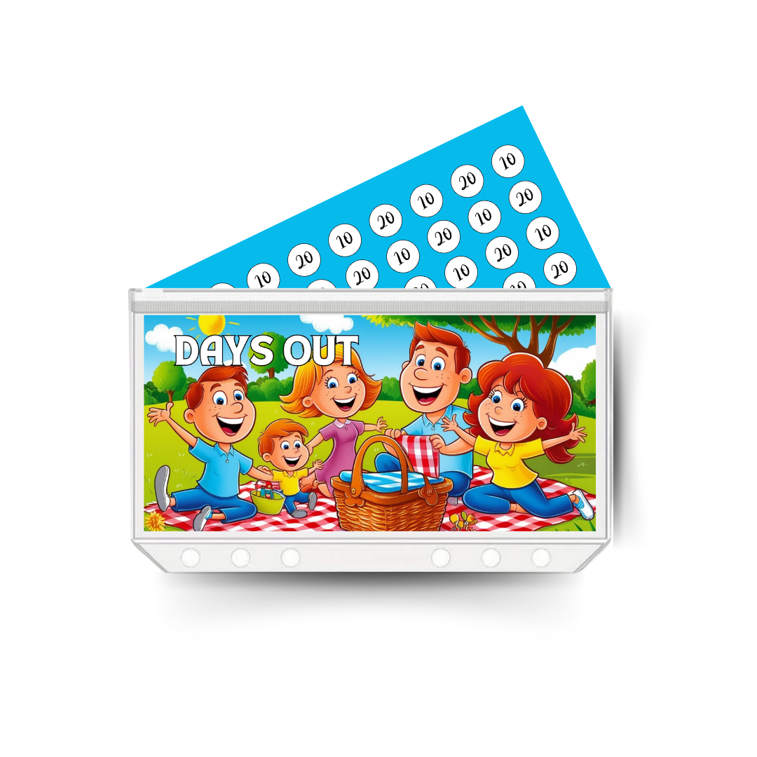 DAYS OUT insert, tracker & twin pocket wallet A6