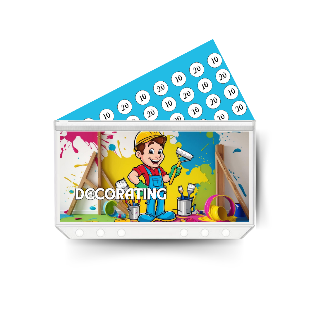 DECORATING insert, tracker & twin pocket wallet A6