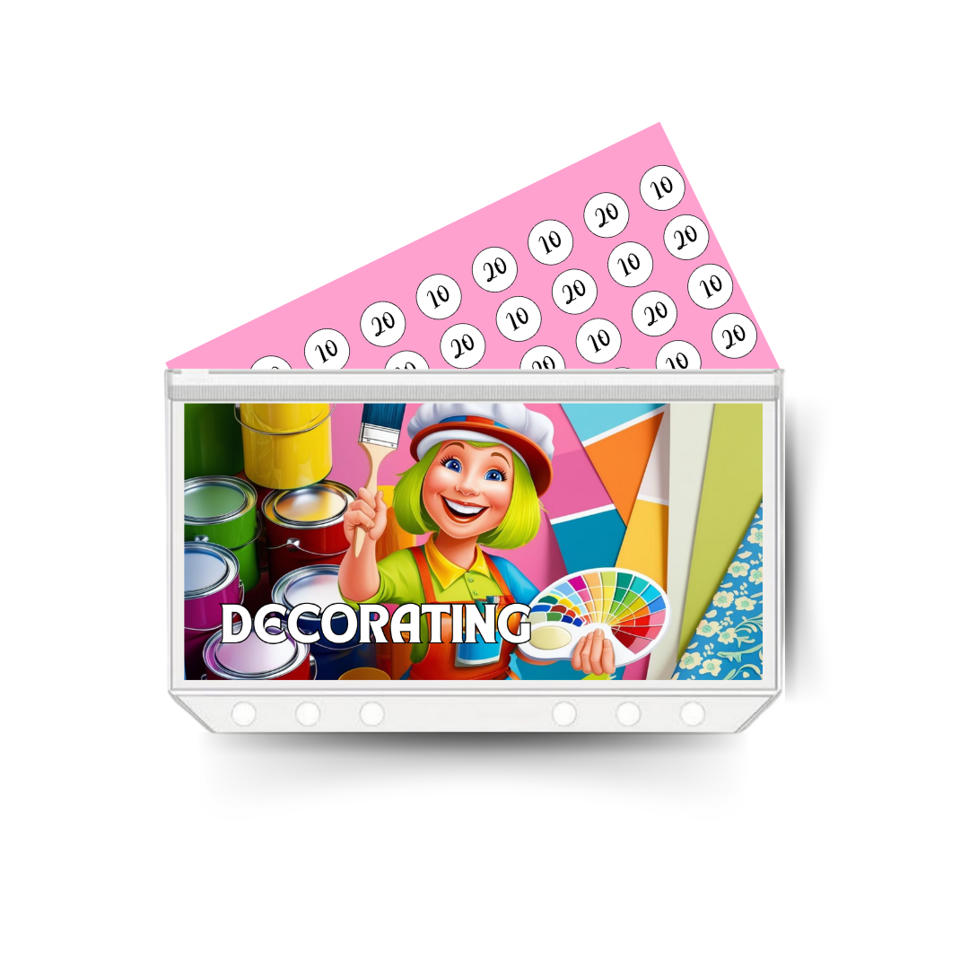 DECORATING insert, tracker & twin pocket wallet A6