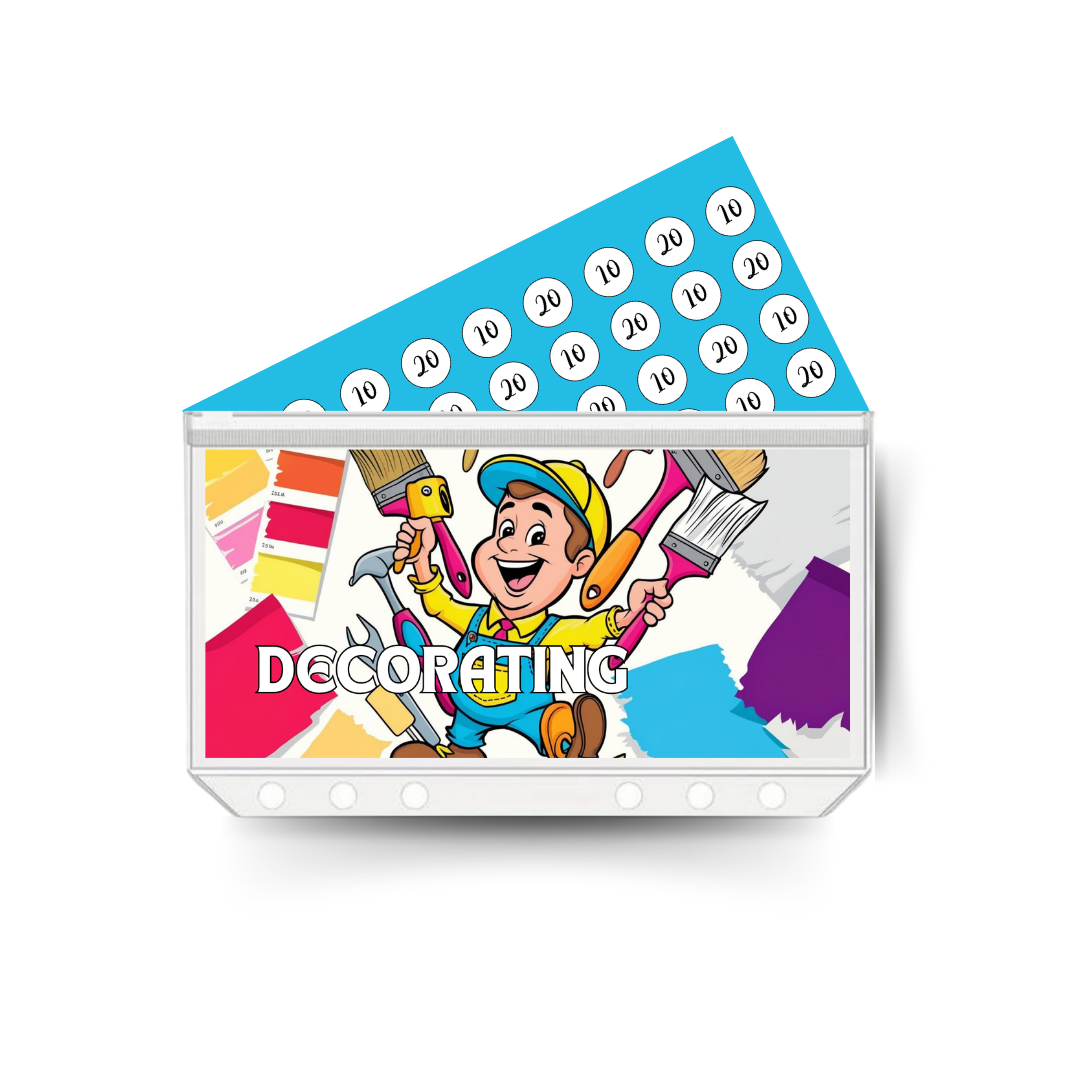 DECORATING insert, tracker & twin pocket wallet A6