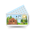 STAYCATION insert, tracker & twin pocket wallet A6