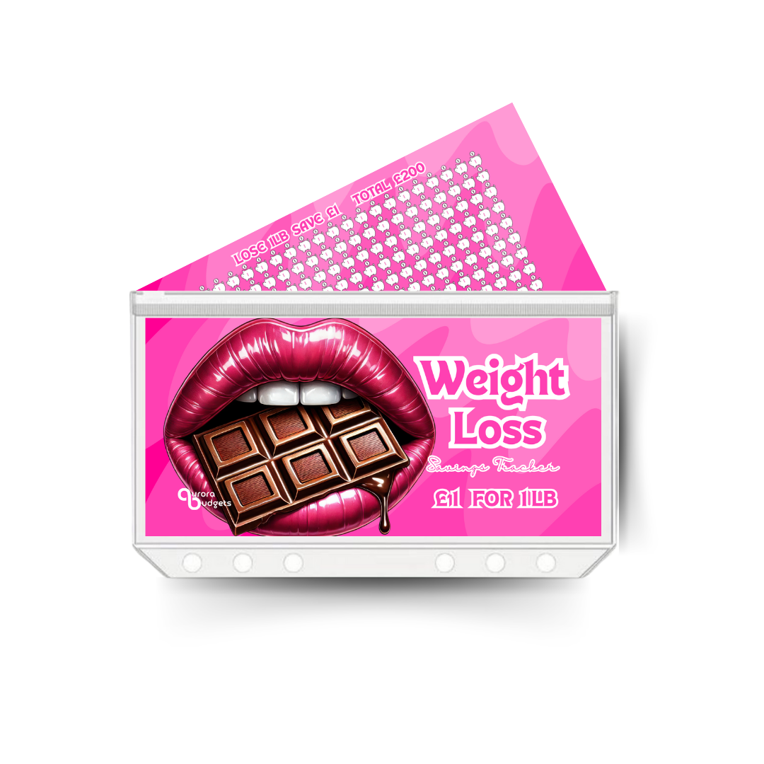 A5 WEIGHT LOSS insert, tracker & twin pocket wallet
