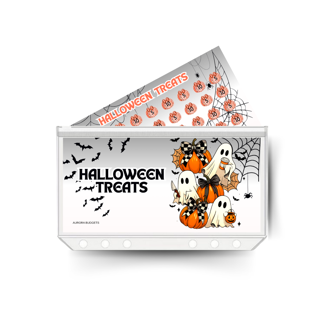 HALLOWEEN insert, tracker & twin pocket wallet A6