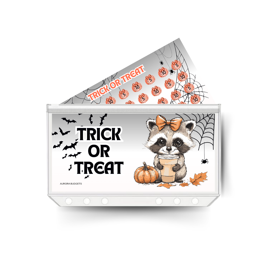 HALLOWEEN insert, tracker & twin pocket wallet A6