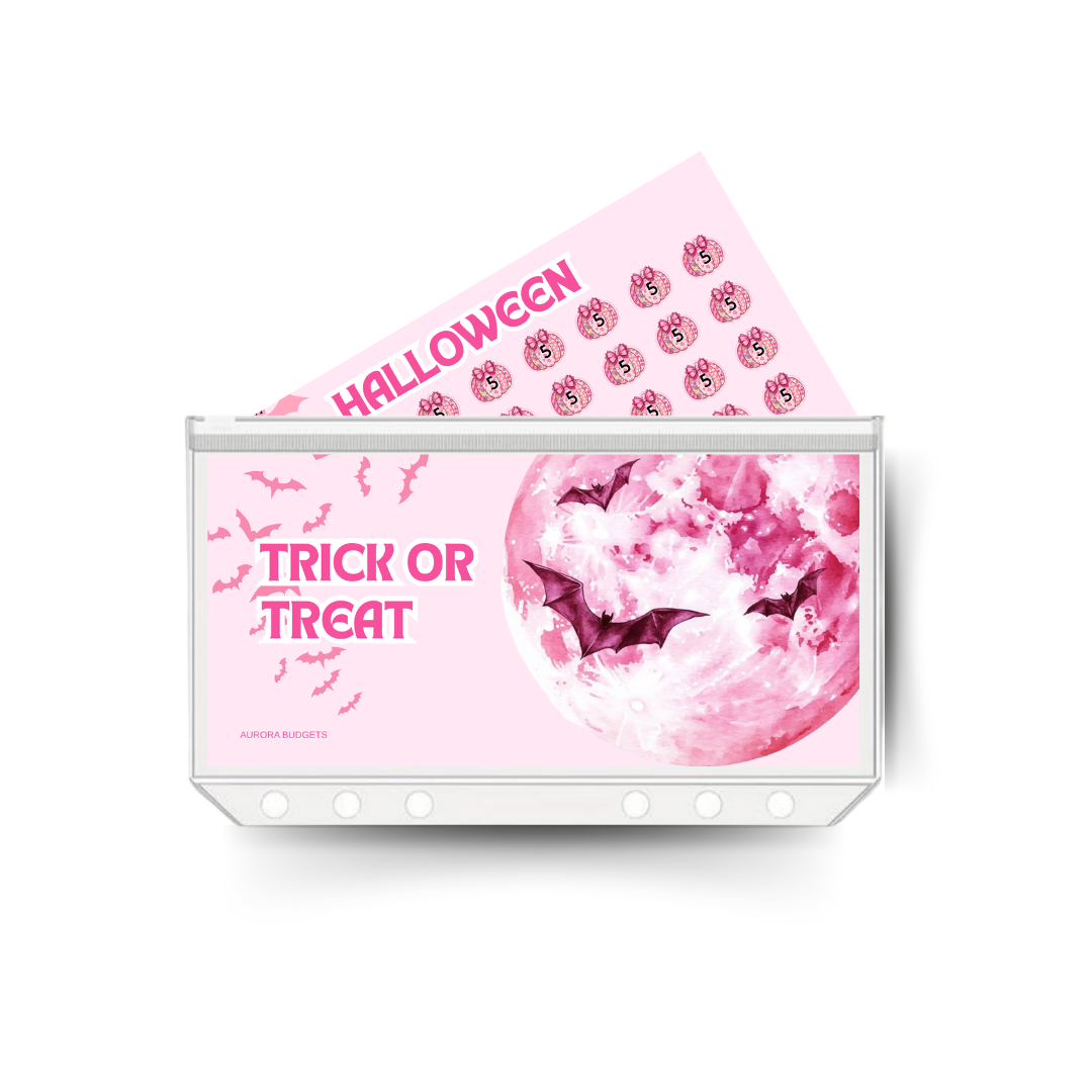 HALLOWEEN insert, tracker & twin pocket wallet A6