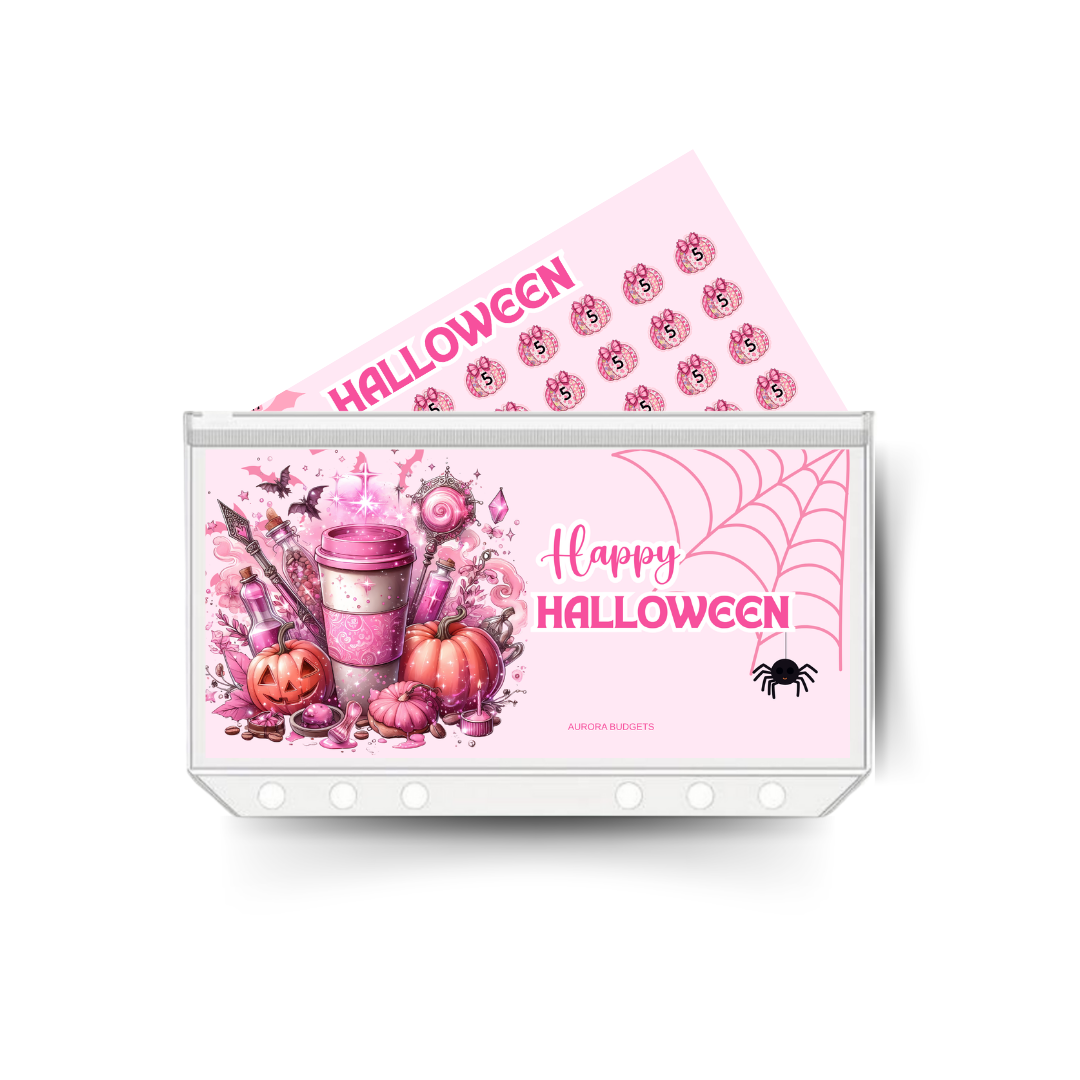 HALLOWEEN insert, tracker & twin pocket wallet A6