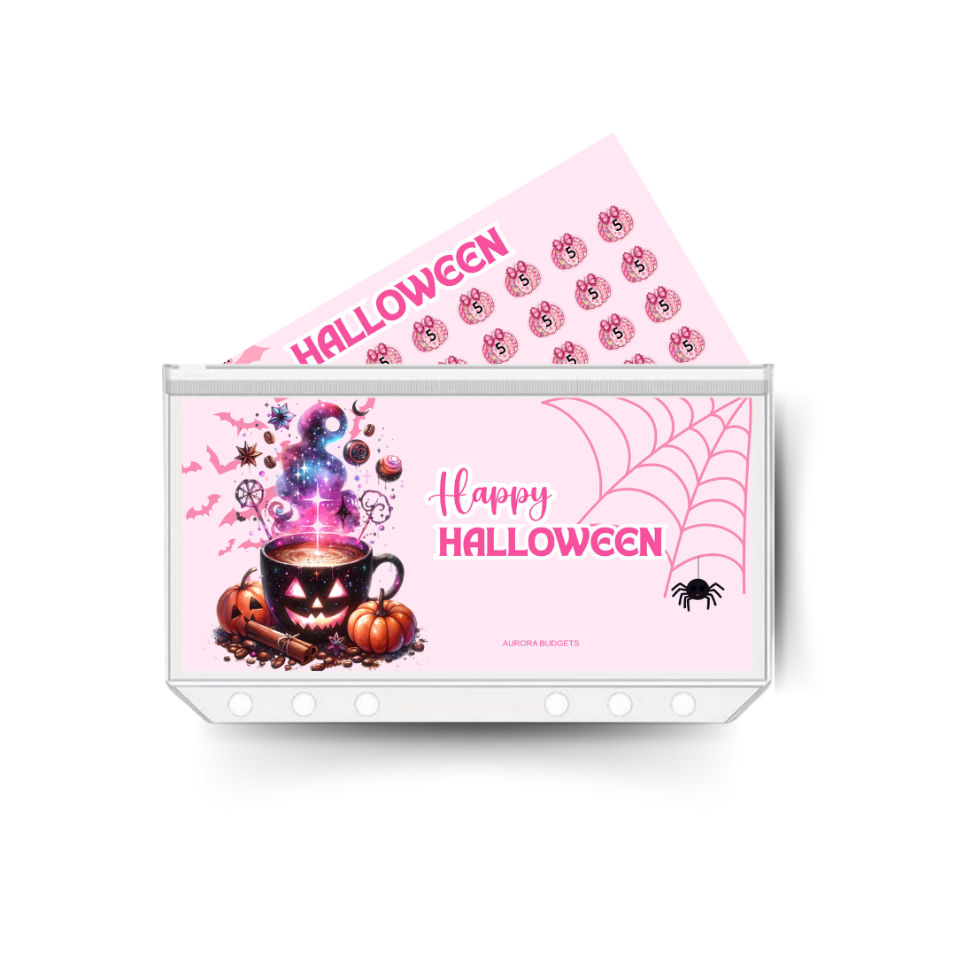 HALLOWEEN insert, tracker & twin pocket wallet A6