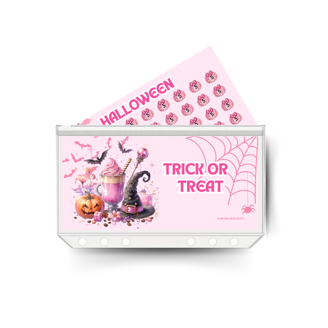 HALLOWEEN insert, tracker & twin pocket wallet A6