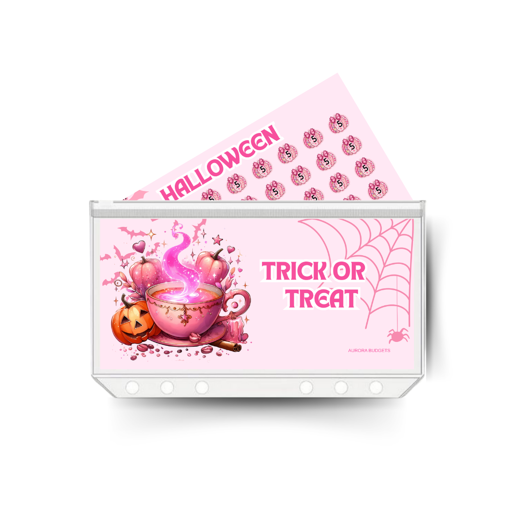 HALLOWEEN insert, tracker & twin pocket wallet A6