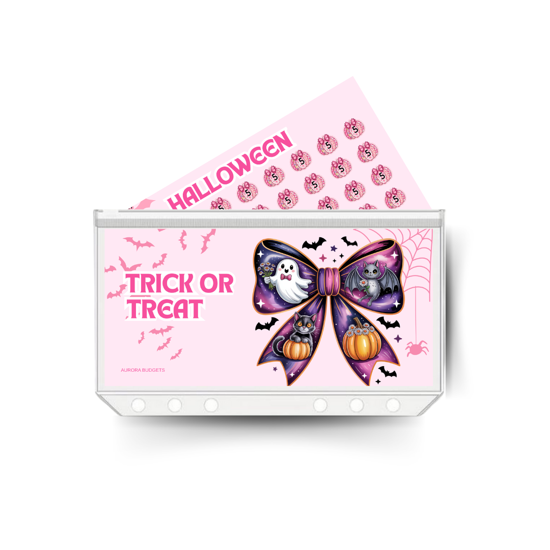 HALLOWEEN insert, tracker & twin pocket wallet A6