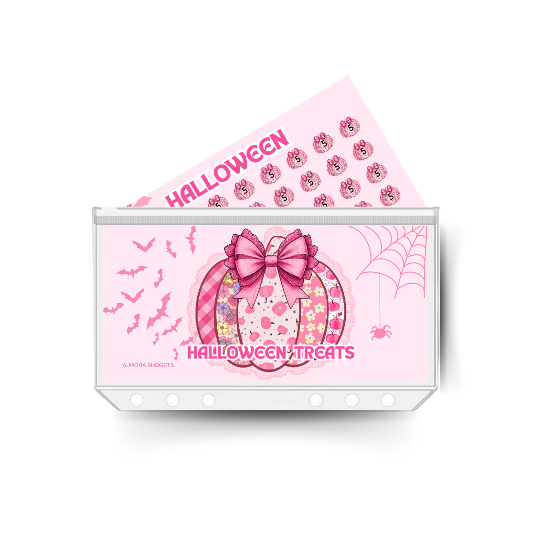 HALLOWEEN insert, tracker & twin pocket wallet A6