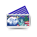 CHRISTMAS IN NEW YORK insert, tracker & twin pocket wallet A6