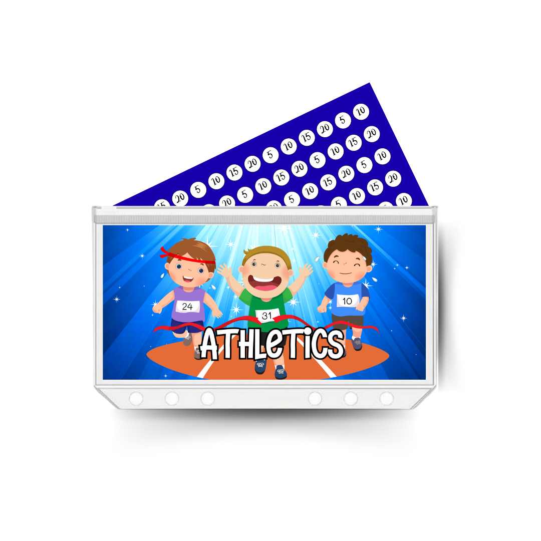 ATHLETICS insert, tracker & twin pocket wallet A6