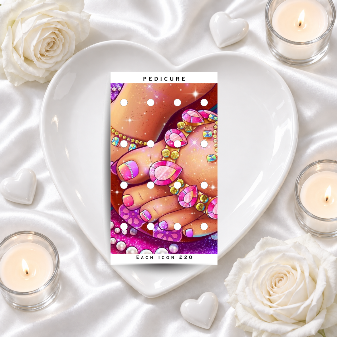 PEDICURE savings challenge & luxe PP cash envelope