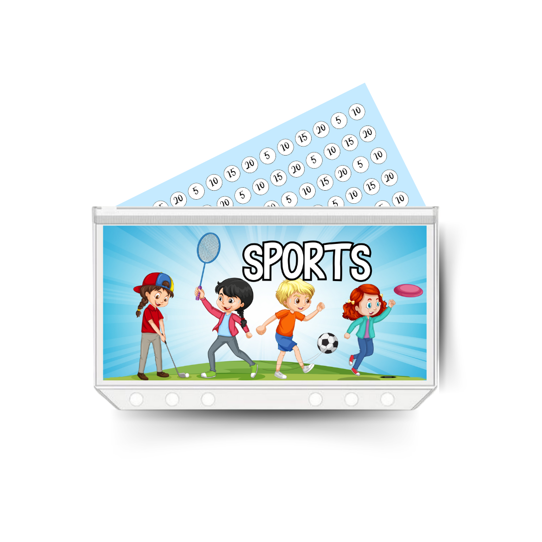 SPORTS insert, tracker & twin pocket wallet A6