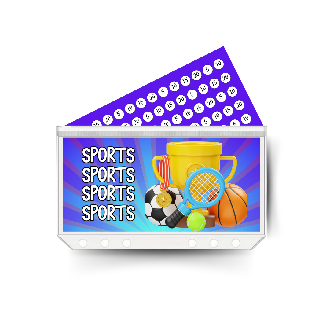 SPORTS insert, tracker & twin pocket wallet A6