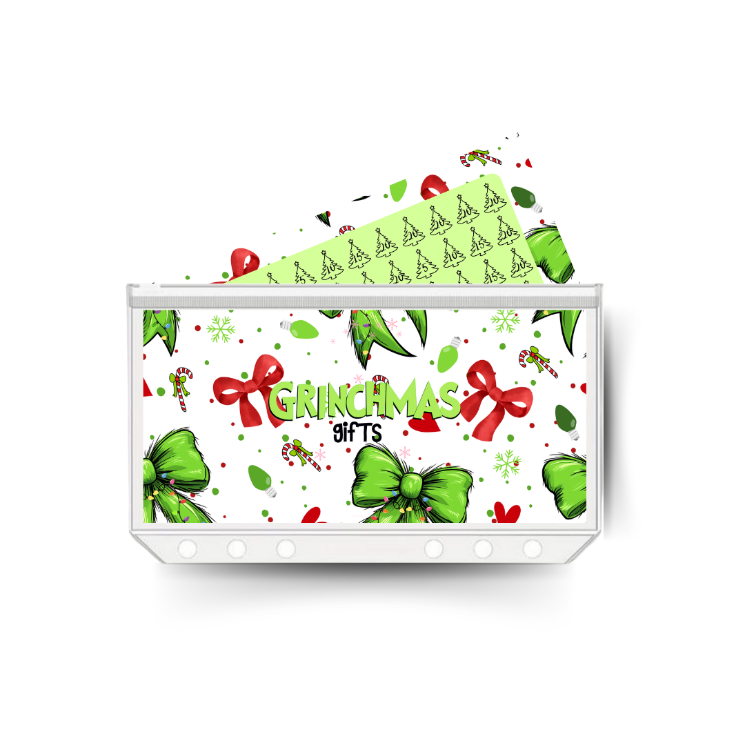 CHRISTMAS GIFTS insert,  savings challenge & luxe PP cash envelope