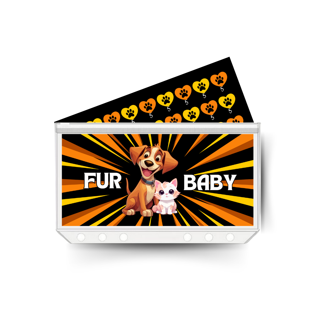 FUR BABY savings insert, tracker & twin pocket wallet A6