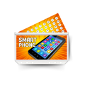 SMART PHONE  savings insert, tracker & twin pocket wallet A6