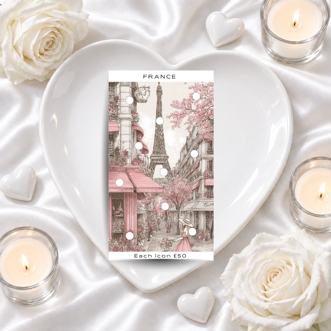 FRANCE savings challenge & luxe PP cash envelope