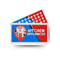 KITCHEN APPLIANCES savings insert, tracker & twin pocket wallet A6