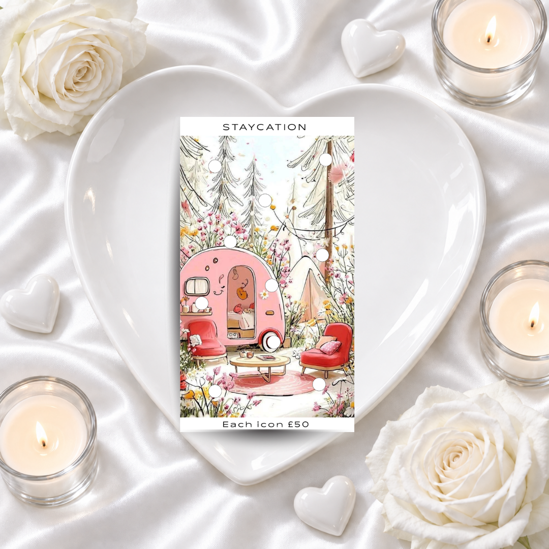 STAYCATION savings challenge & luxe PP cash envelope
