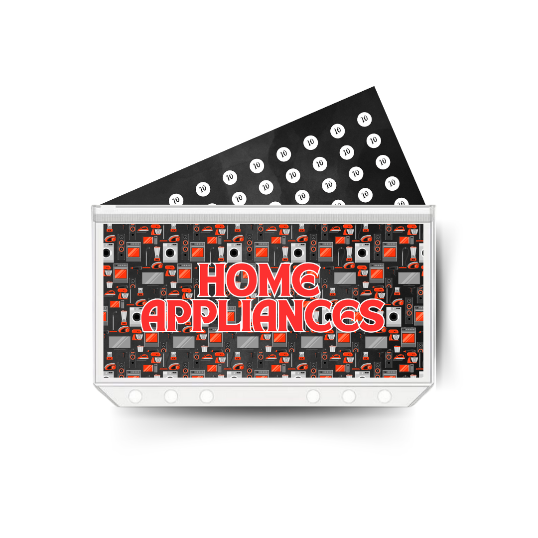 HOME APPLIANCES savings insert, tracker & twin pocket wallet A6