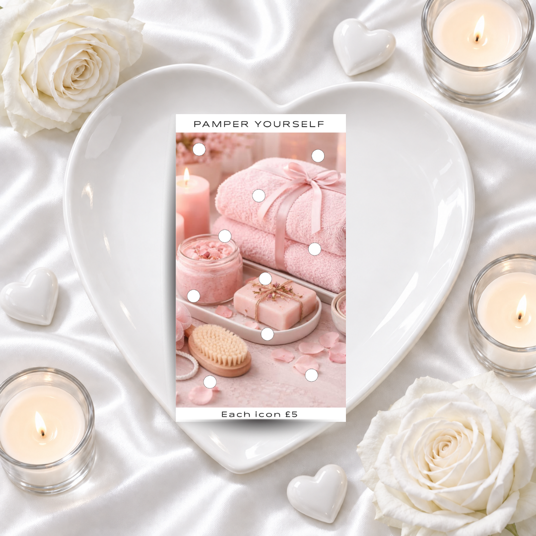 PAMPER YOURSELF savings challenge & luxe PP cash envelope