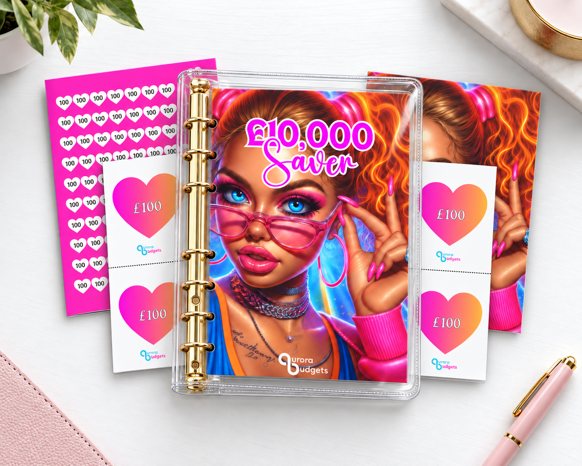 £10K SAVINGS budget binder bundle A5