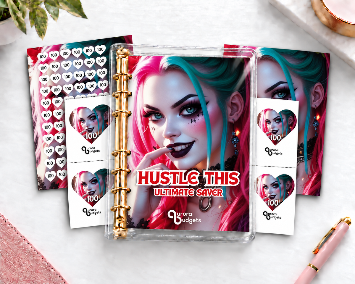 HUSTLE THIS savings budget binder bundle A5