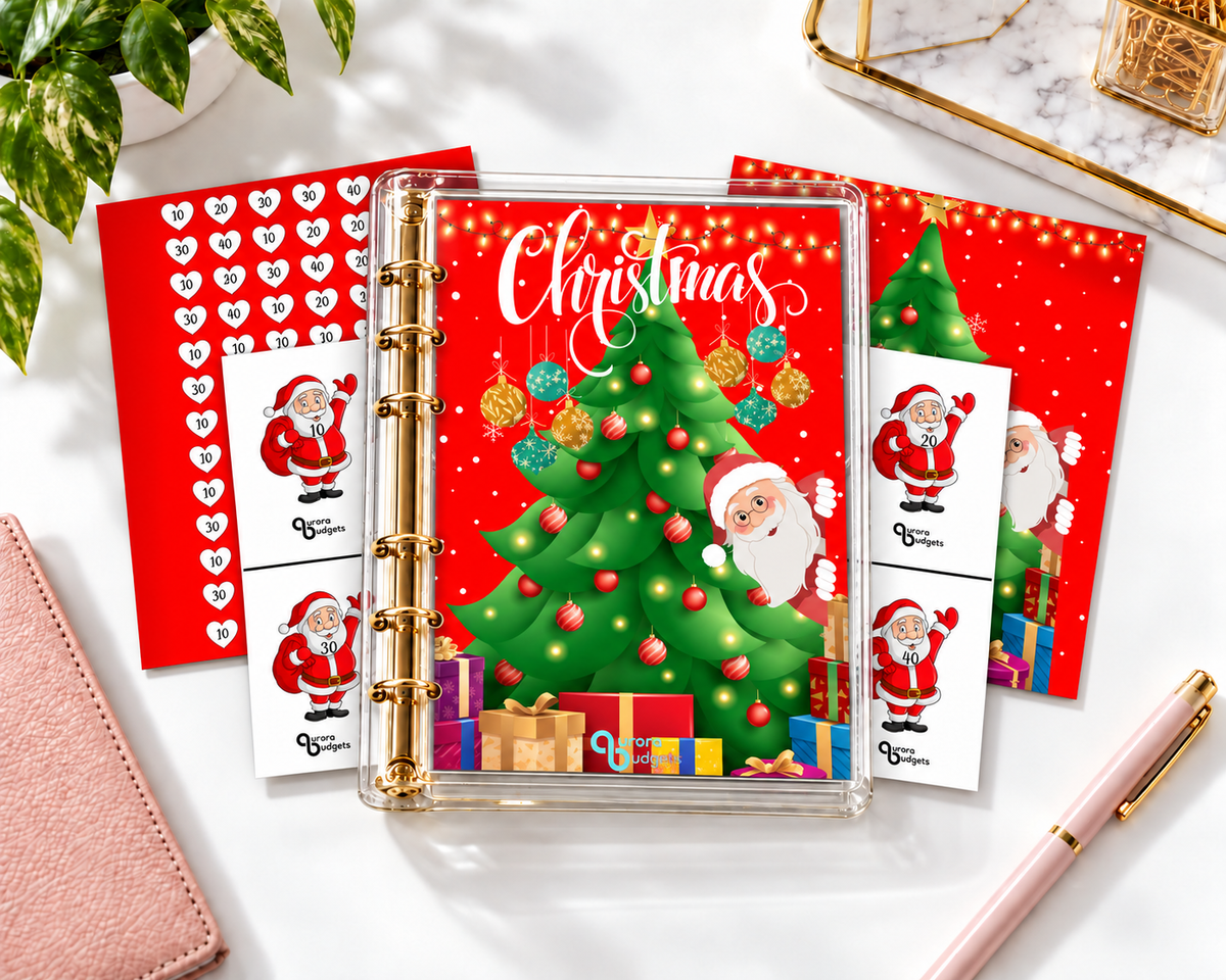 CHRISTMAS savings budget binder bundle A5