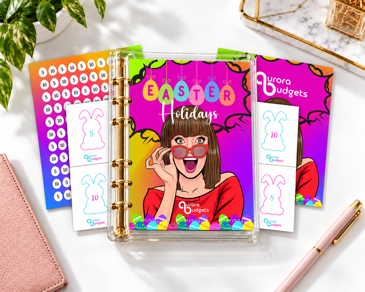 EASTER savings budget binder bundle A5