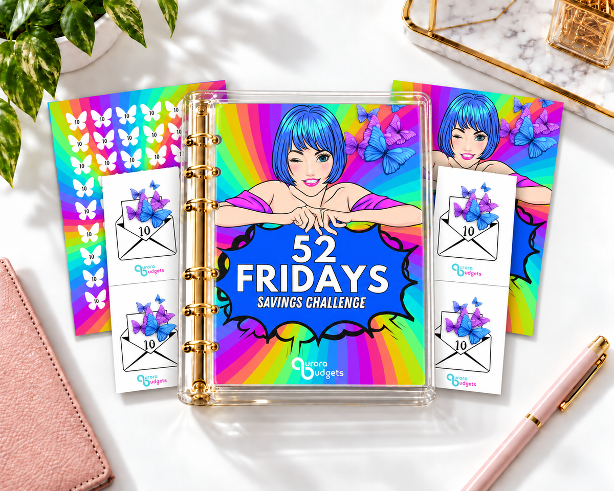 52 FRIDAYS savings budget binder bundle A5