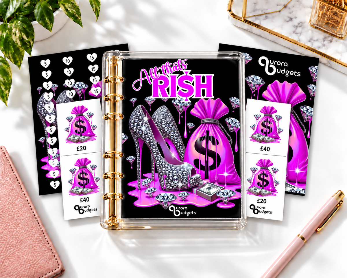 ALL THATS RISH savings budget binder bundle A5